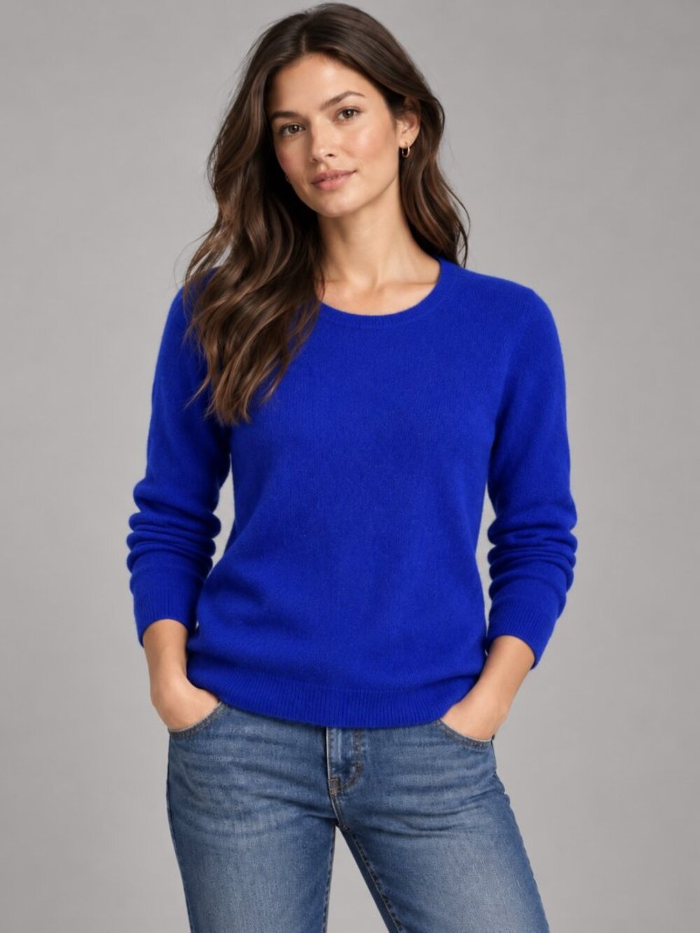 Charter Club Luxury 100% Cashmere Crewneck Sweater